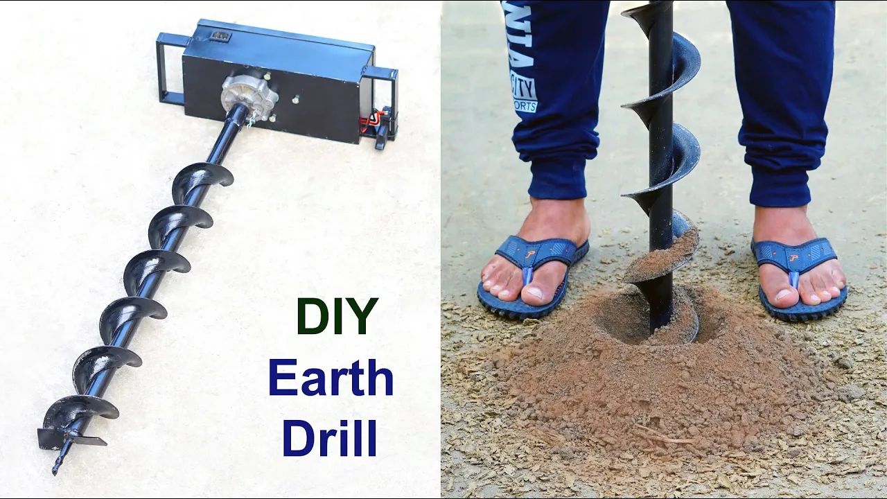 You are currently viewing DIY Earth Auger Machine / Soil Digger